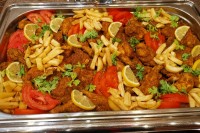 خوراک مرغ سرخ شده