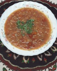 سوپ کلم سفید (خیلی خوشمزه بود)