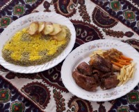 باقالی پلو و ماهیچه