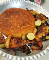 مرغ تنوری _ ته چین