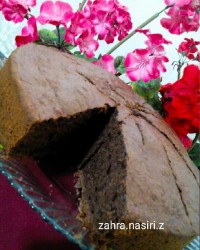 کیک با آب سرد