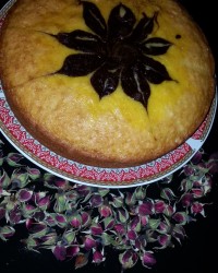 کیک ماست سه رنگ