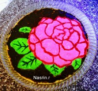 تزئین آش با نعنا داغ و ماست