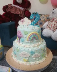 پست تولد رنگین کمانی