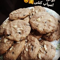 کوکی بادام زمینی و شکلات