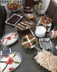 میز عصرونه ساده