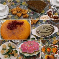 ته چین، قرمه سبزی، ماهی