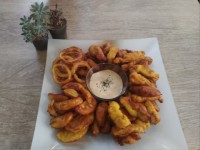 مرغ چینی با سیب زمینی و پیاز