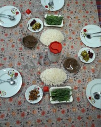 دعوت بودیم خونه خاله جون به صرف فسنجان