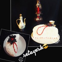 کیک با روکش خامه