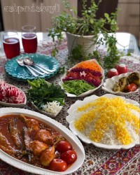 مسمای مرغ و بادمجان