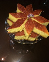 اولین کیک شربتی من