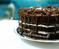 کیک تولد بدون همزن و فر