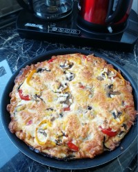 خمیر پیتزا فوری