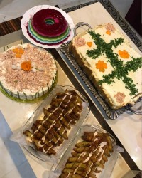 میز شام من با عزیزانم جاتون خالی