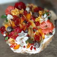 بیسکو کیک،ژله رنکین کمان،ژله چشم نظر