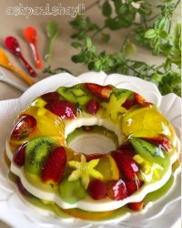 ژله هفت میوه
