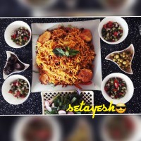 ماکارانی با سویا وسبزیجات معطر