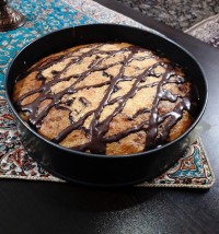 کیک دورنگ با رویه ی نارگیلی دوستتون دارم پاپیونیای مهربون ??