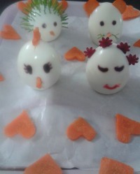 تخم مرغ آبپز