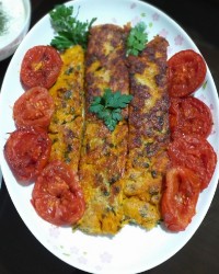 کباب تابه ای مرغ