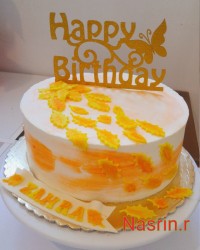 کیک با تم پاییز