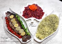 ماهی قزل آلای شکم پر