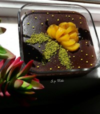 پودینگ شکلات خامه ای