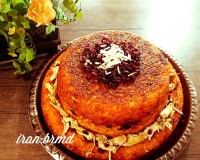 ته چین با مرغ دختر پز