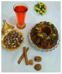 کیک ساده خونگی (پخته شده تو فر دست ساز)