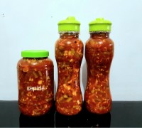 ترشی لوبیا سبز با پوره گوجه