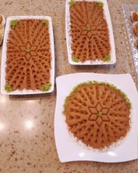 حلوای آرد گندم، نذر روز اربعین مامان جون