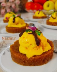 حلوای ایرمیک با بستنی