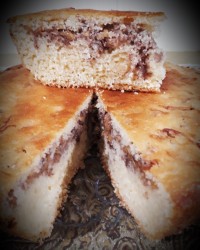 کیک سیب وگردو