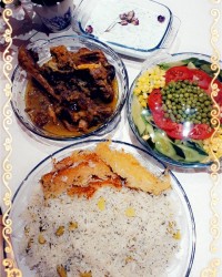 باقالی پلوباماهیچه وگردن