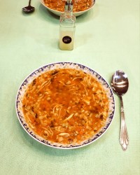 سوپ ورمیشل و جو مخصوص هوای بارووووونی