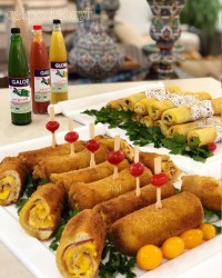 رول ژامبون سوخاری