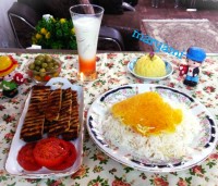 کباب تابه ایی مرغ