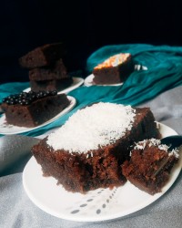کیک خیس شکلاتی