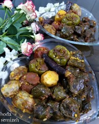 دلمه شش قلم