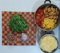 کته وخوراک بال وکتف شرمنده بدون تزئینه