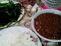 خوراک عدس و سیب زمینی