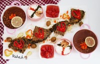 سینی غذای گیاهی