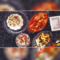 گوشت آبپز وپلو