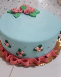 اولین کیک فوندانتی من