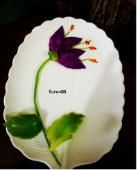 گل با کلم بنفش