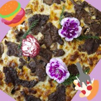 پیتزا سیر استیک