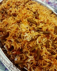 لوبیا پلو جاتون خالی دوستان