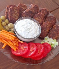 کتلت گوشت و سیب زمینی