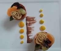 تزیین بشقاب مدرن